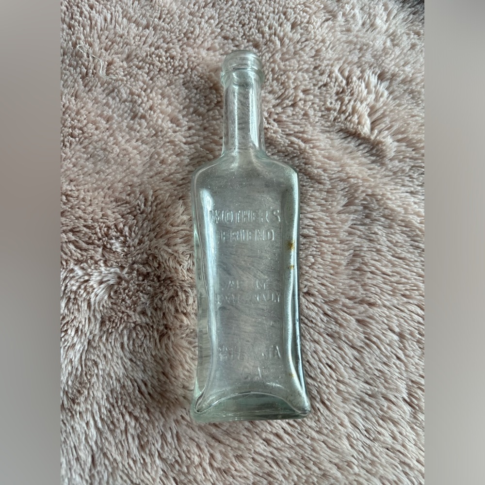 Mothers Friend antique medicine bottle